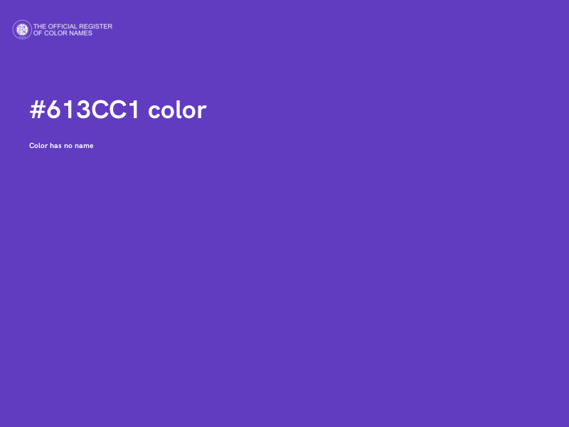 #613CC1 color image