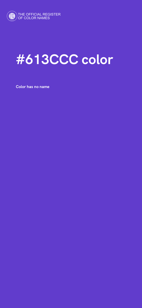 #613CCC color image