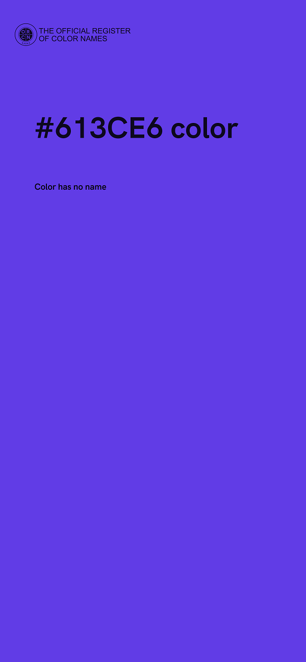 #613CE6 color image
