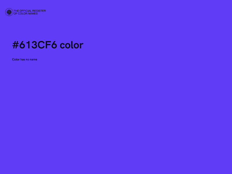 #613CF6 color image