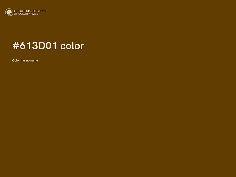 #613D01 color image