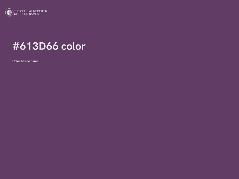 #613D66 color image