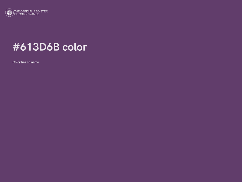 #613D6B color image