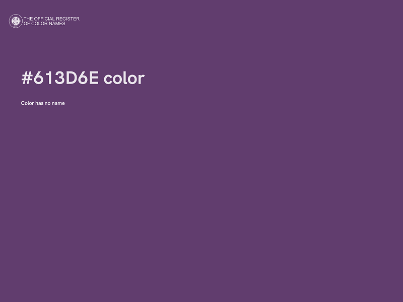 #613D6E color image