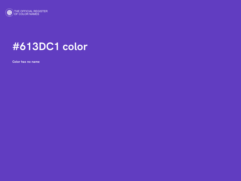 #613DC1 color image