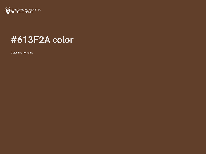 #613F2A color image