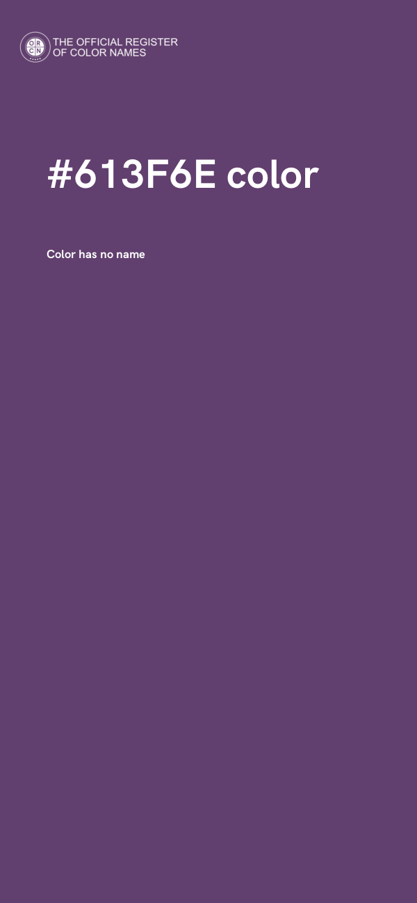 #613F6E color image