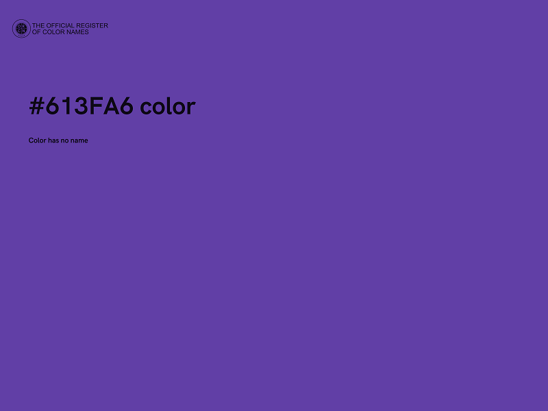 #613FA6 color image