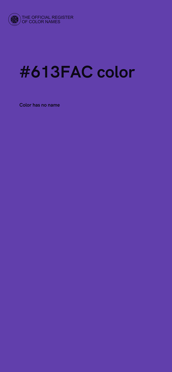 #613FAC color image