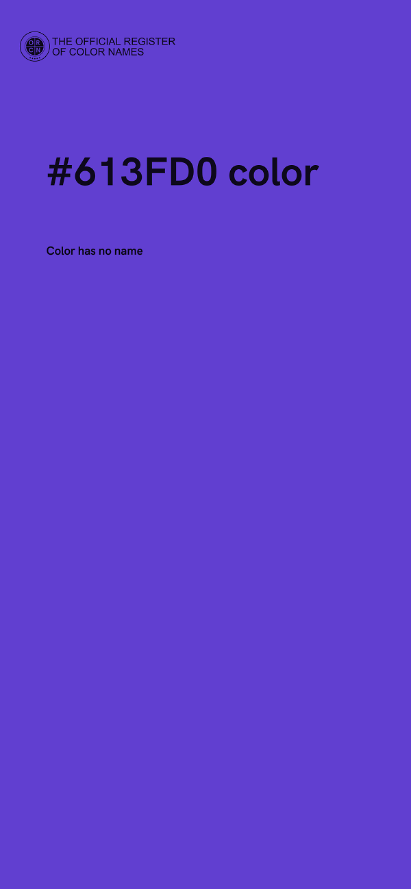 #613FD0 color image