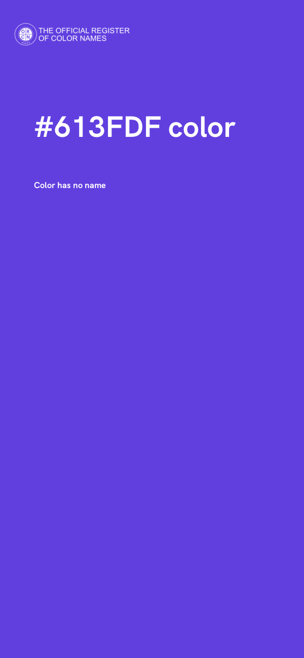 #613FDF color image