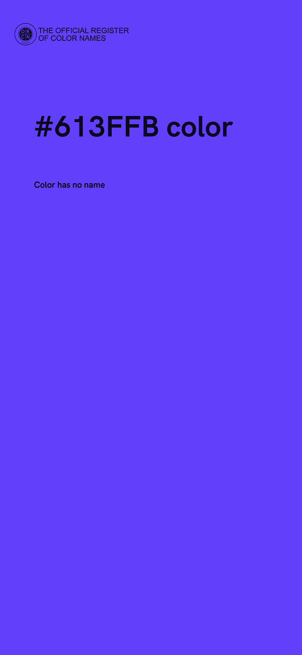#613FFB color image