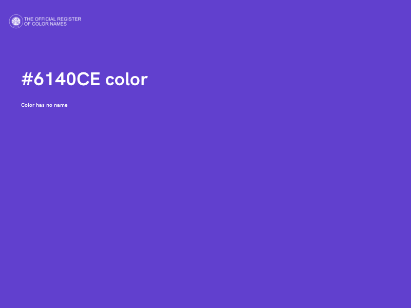 #6140CE color image