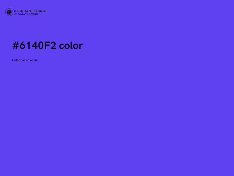 #6140F2 color image