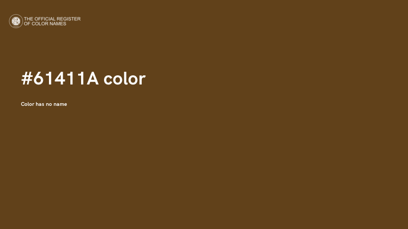 #61411A color image