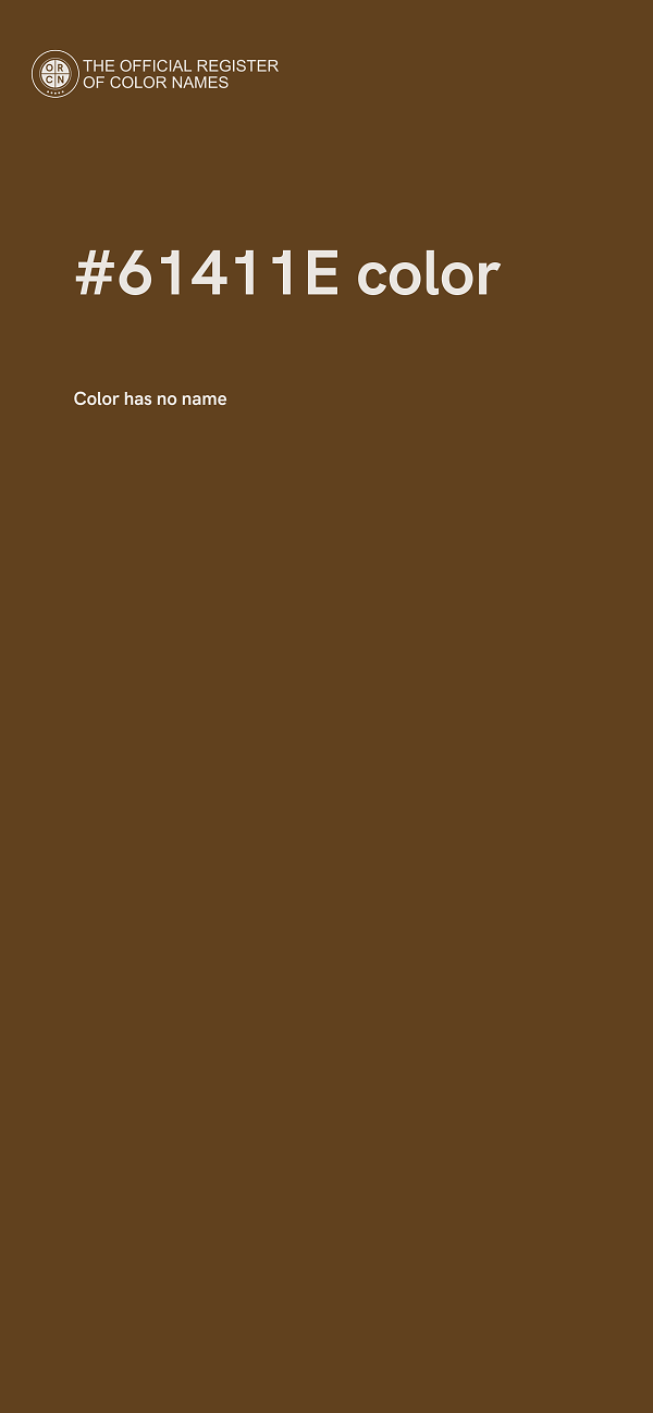 #61411E color image