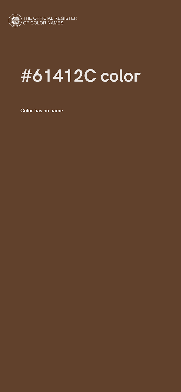 #61412C color image