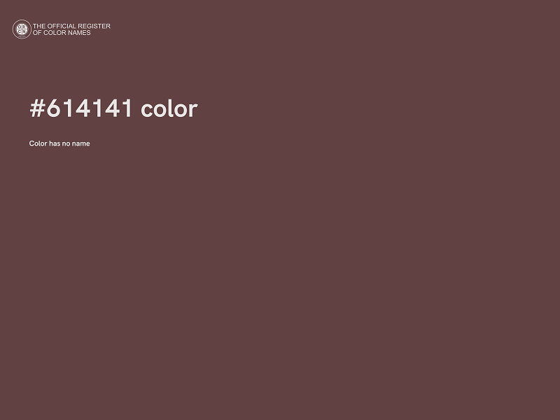 #614141 color image
