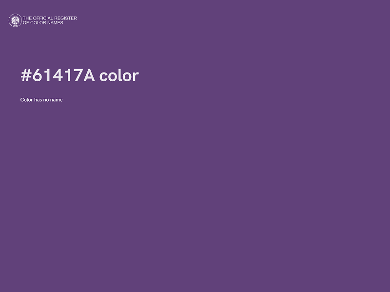 #61417A color image