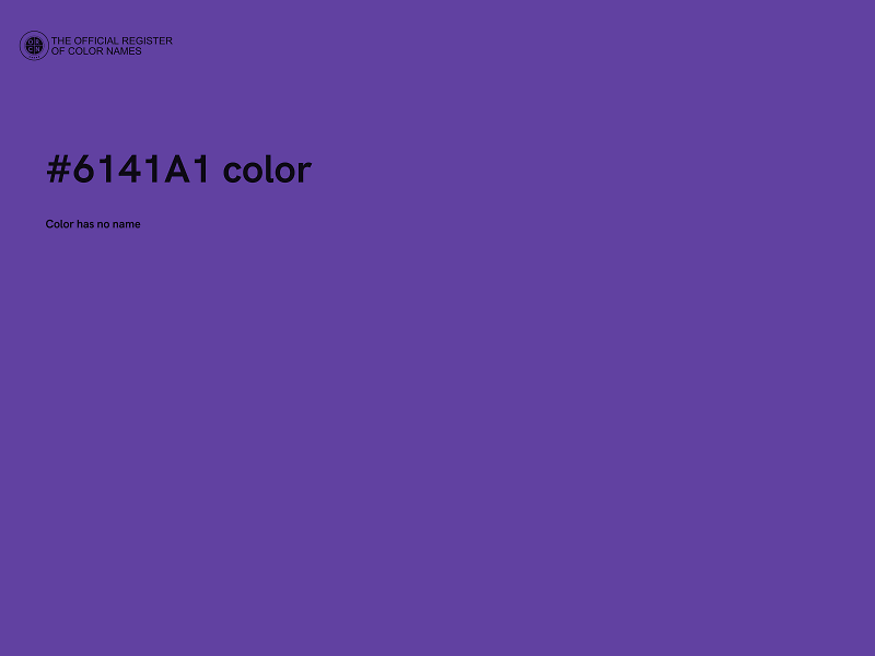 #6141A1 color image