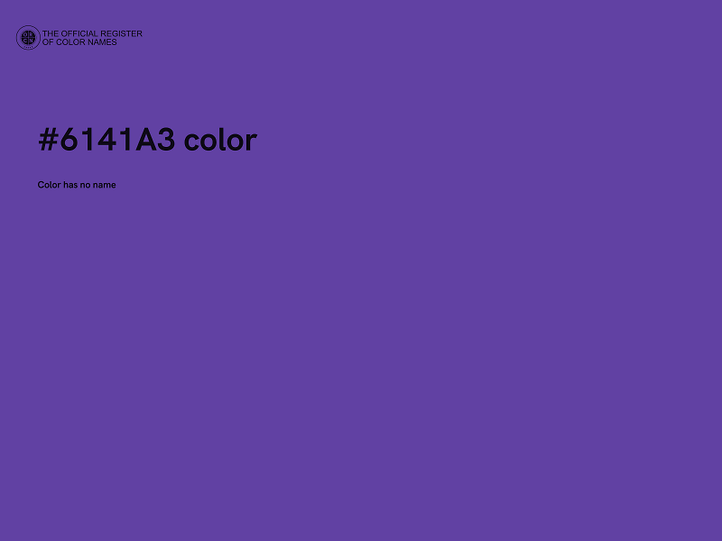 #6141A3 color image