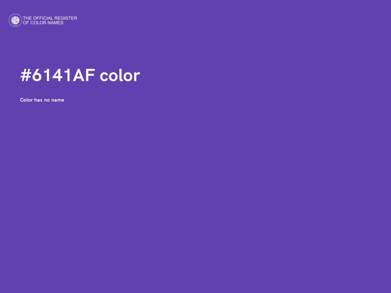 #6141AF color image