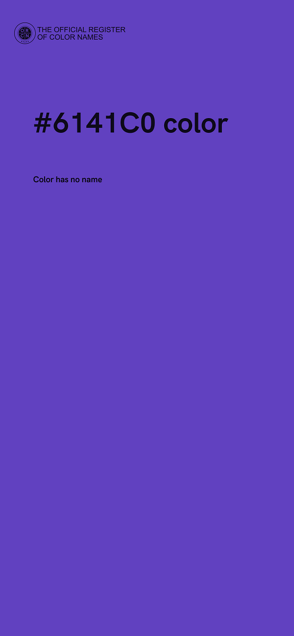 #6141C0 color image