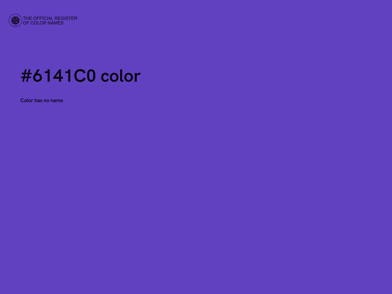 #6141C0 color image
