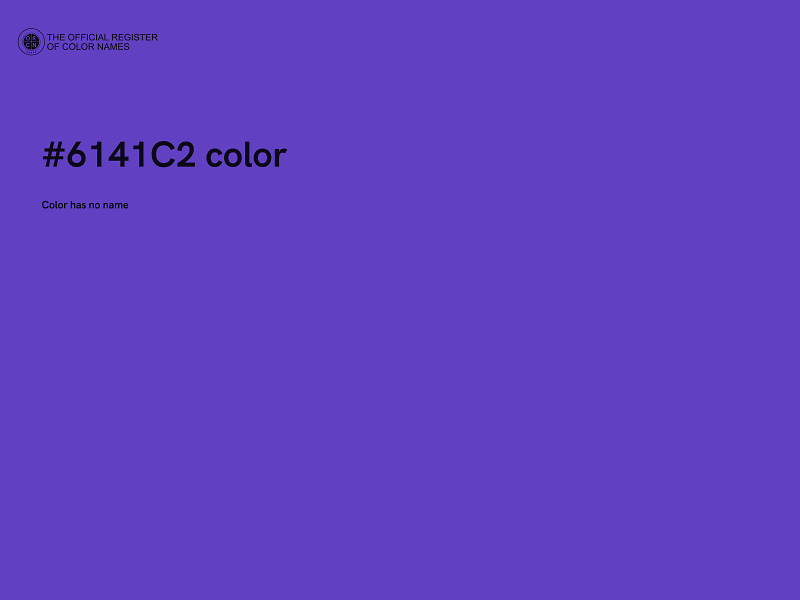 #6141C2 color image