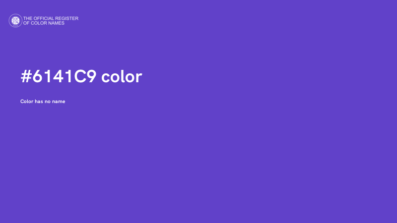 #6141C9 color image