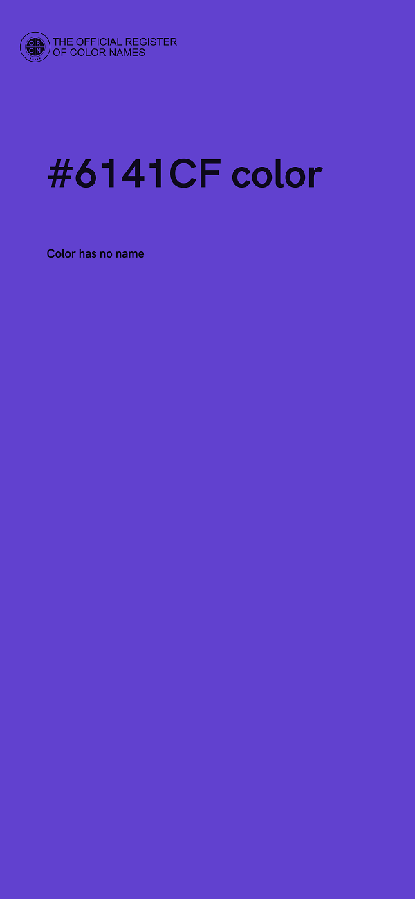 #6141CF color image