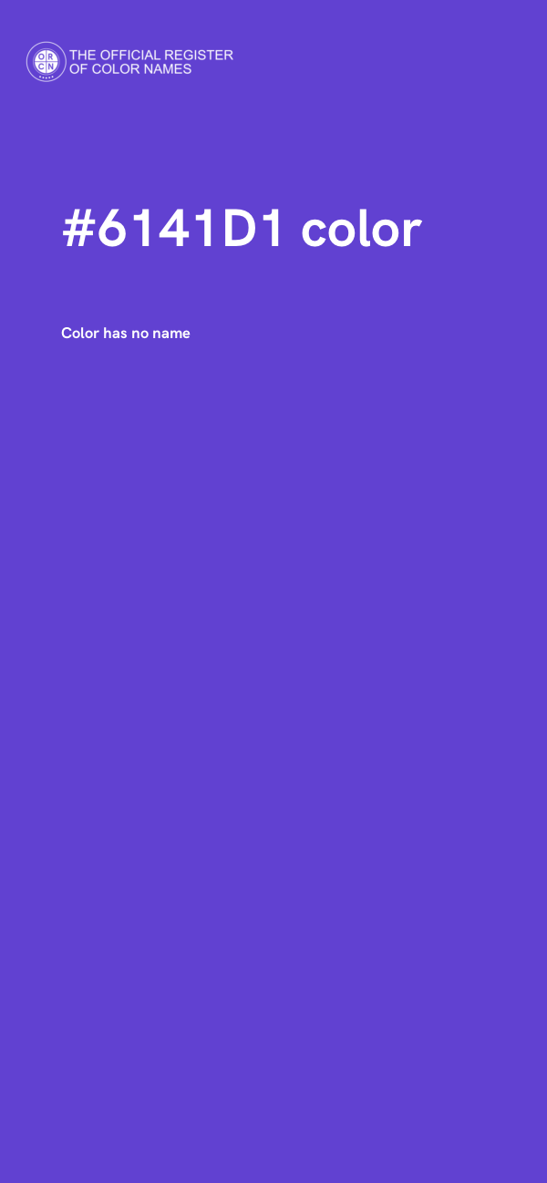 #6141D1 color image
