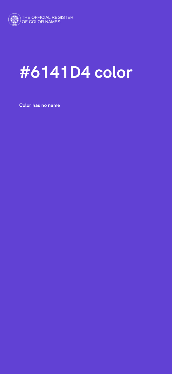 #6141D4 color image