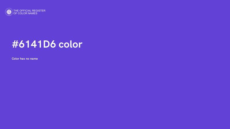 #6141D6 color image