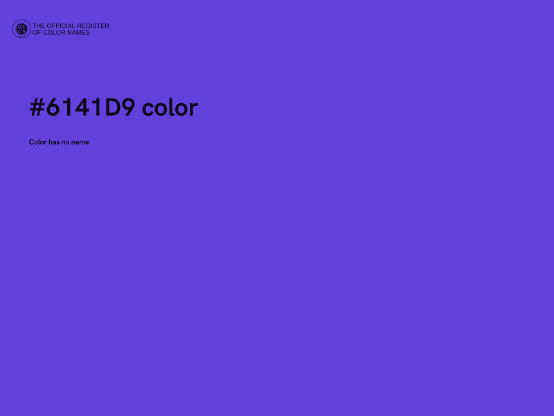 #6141D9 color image