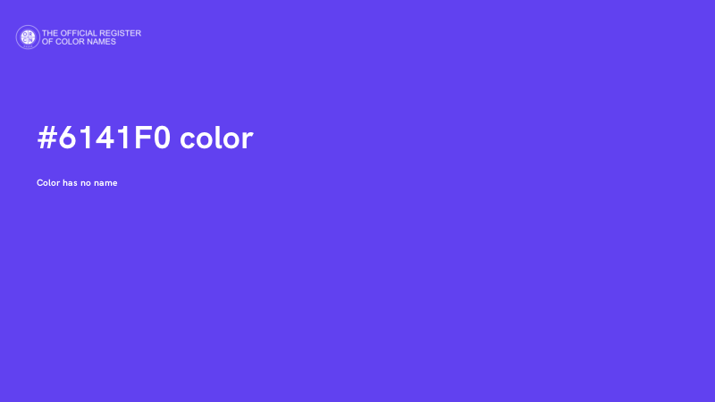 #6141F0 color image