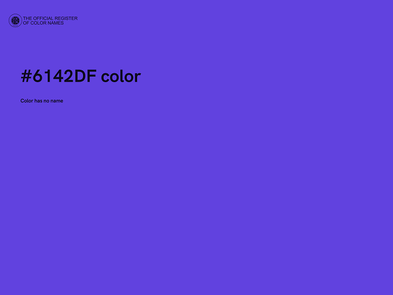 #6142DF color image