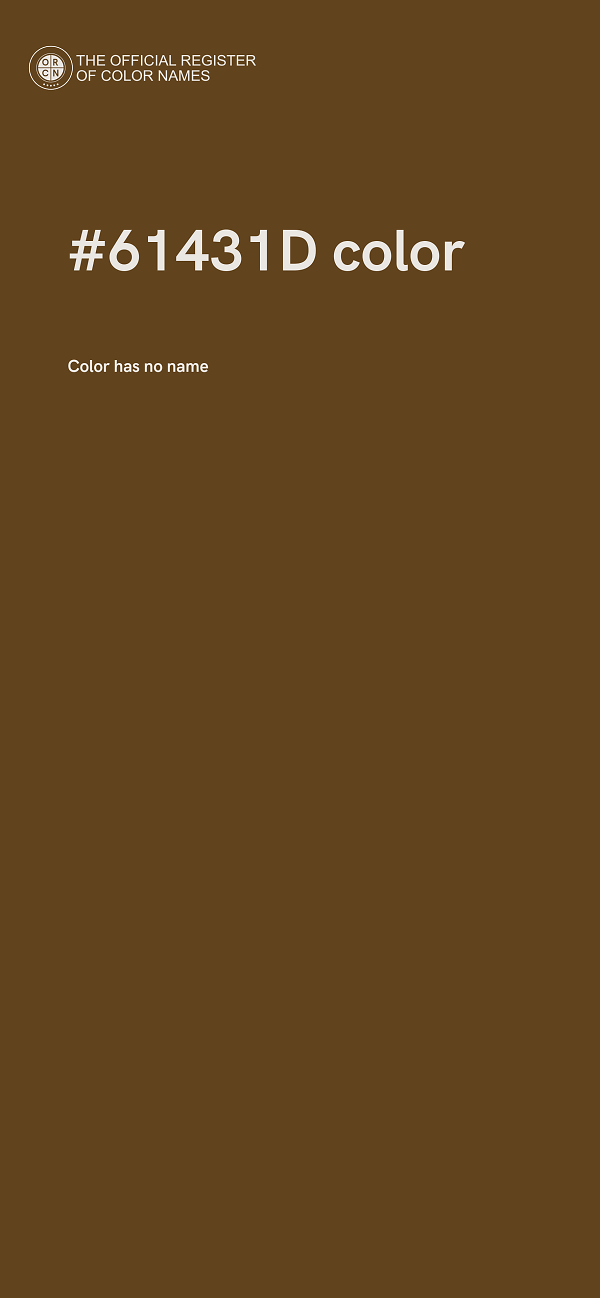 #61431D color image