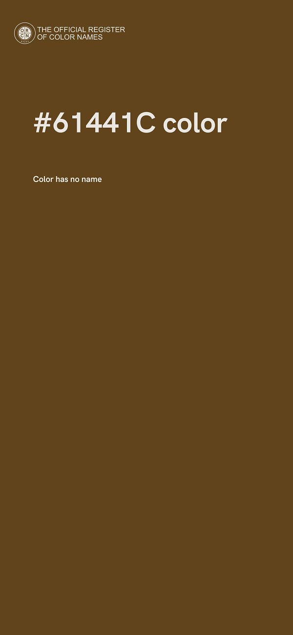 #61441C color image