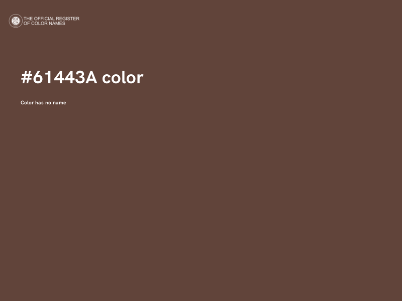 #61443A color image