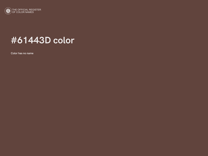 #61443D color image