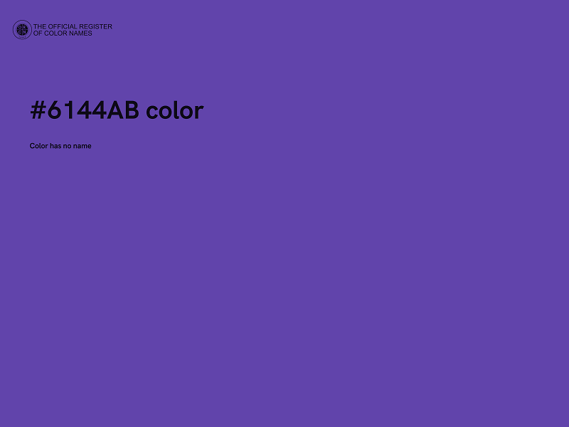 #6144AB color image