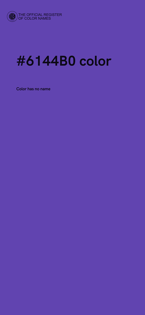 #6144B0 color image
