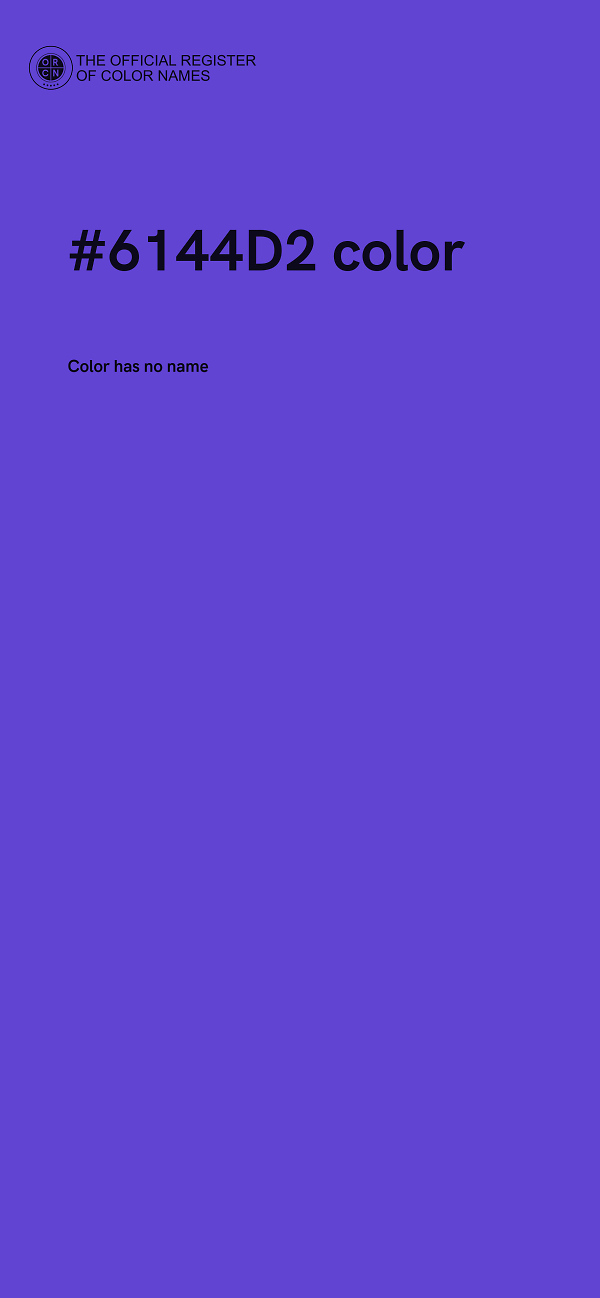 #6144D2 color image