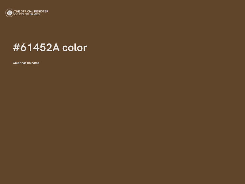 #61452A color image