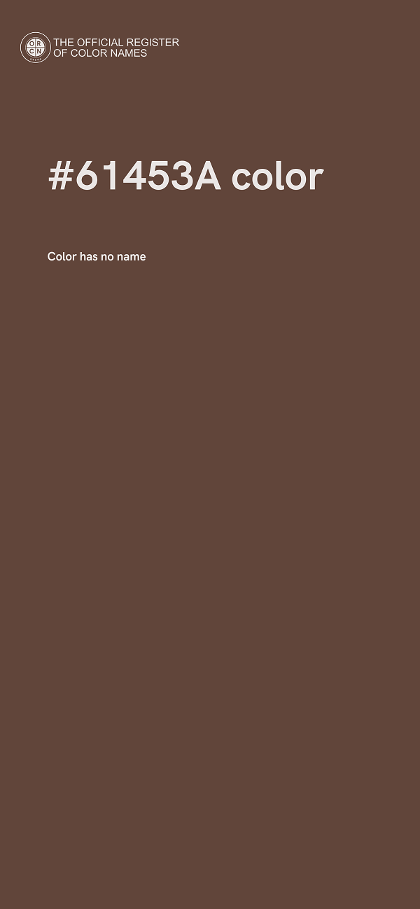 #61453A color image