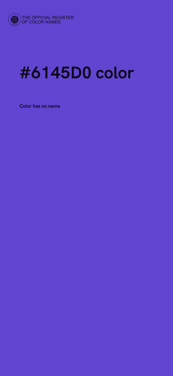#6145D0 color image