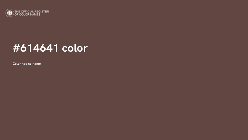 #614641 color image