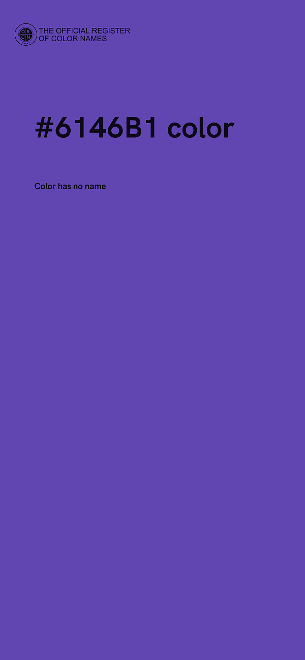#6146B1 color image
