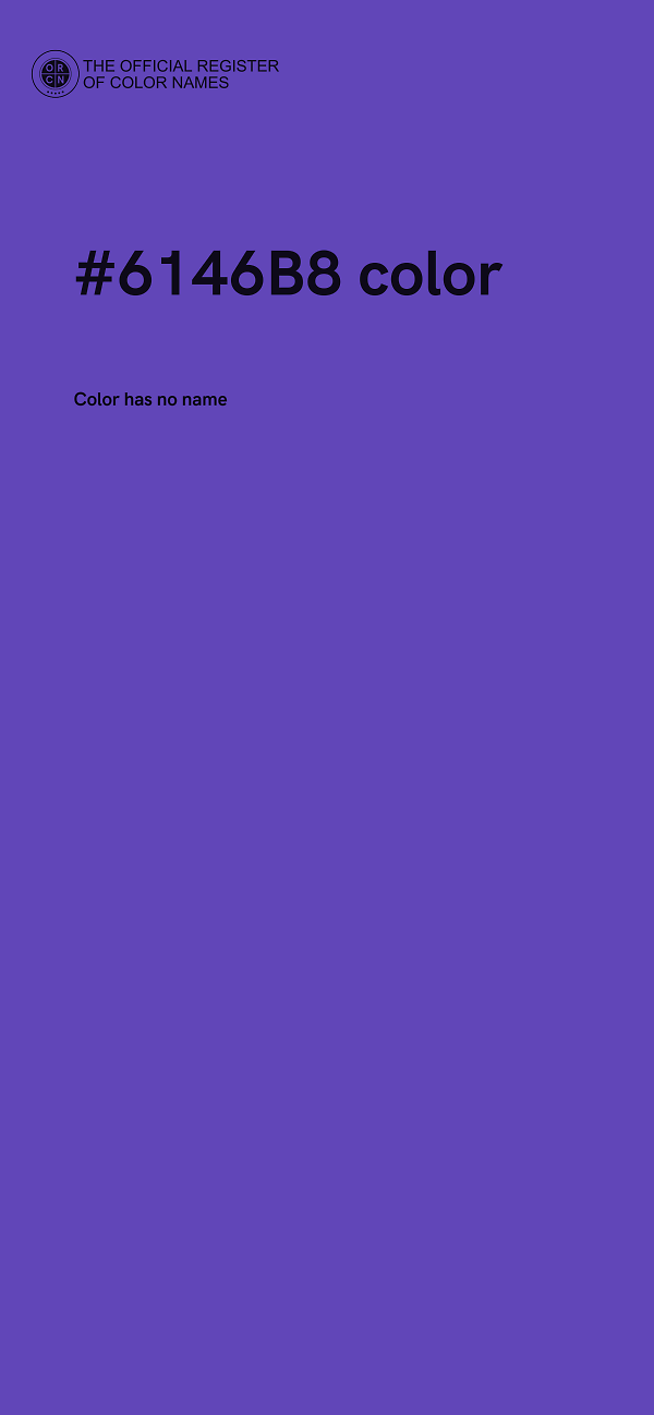 #6146B8 color image